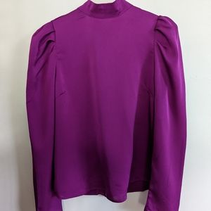 NWT essue purple blouse size:S